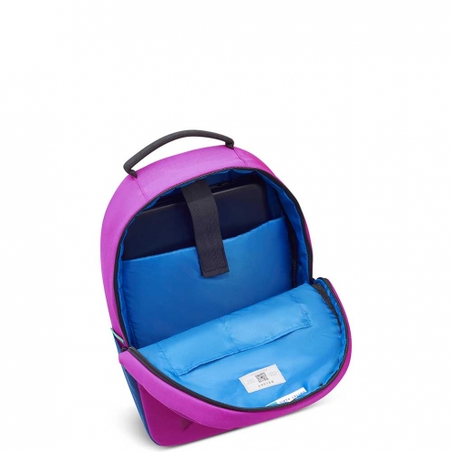 خرید کوله پشتی دلسی فابریکا راند بنتون رنگ بنفش یاسی چمدان ایران -   FABRICA ROUND BACKPACK DELSEY PARIS 376661008 chamedaniran 5